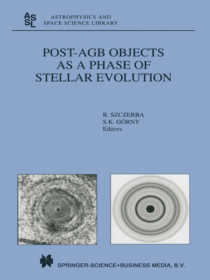 cover image of Post-AGB Objects as a Phase of Stellar Evolution